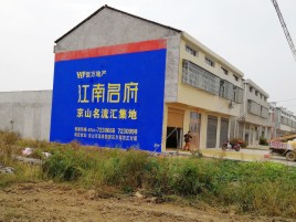 巴塘农村墙体广告在不同形式上面展现的不同特色