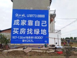 巴塘墙体广告位置选择重要性