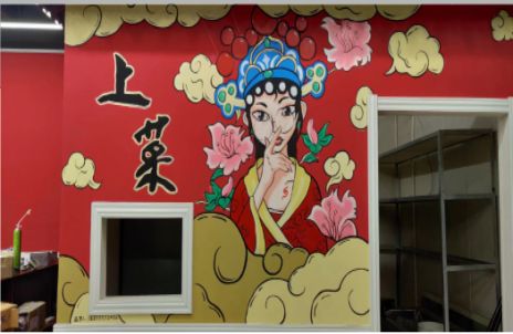 巴塘墙体彩绘的发展和应用