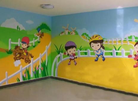 巴塘幼儿园墙体彩绘制作流程及注意事项