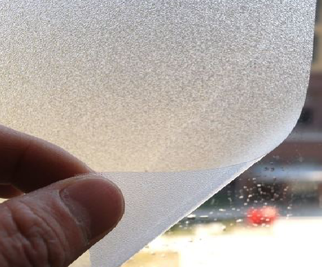 巴塘玻璃门外面粘广告用什么材料好？