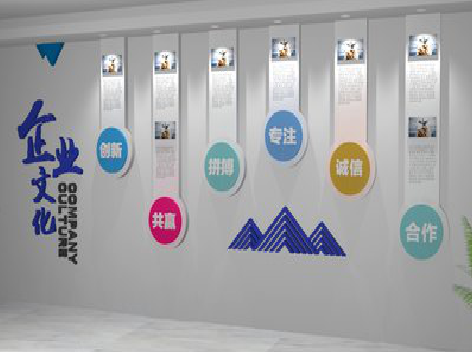 巴塘企业文化墙需要传递什么办公文化？